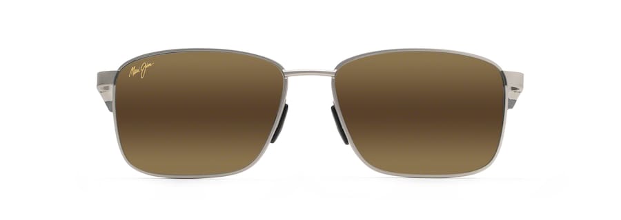 Occhiali da Sole polarizzati rettangolari KA ALA Maui Jim MM856-006 Argento