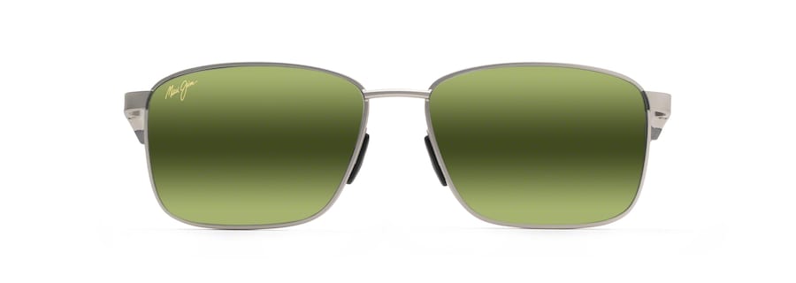 Occhiali da Sole polarizzati rettangolari KA ALA Maui Jim MM856-021 Argento