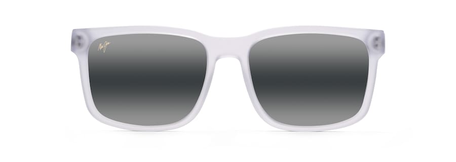 Occhiali da Sole polarizzati classici STONE SHACK Maui Jim MM862-002 Matte Crystal with Dark Grey tips