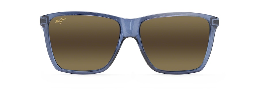 Occhiali da Sole polarizzati rettangolari CRUZEM Maui Jim MM864-003 Dark Translucent Blue