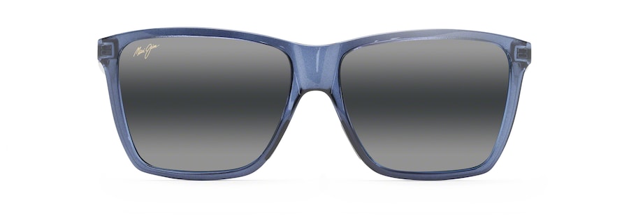 Occhiali da Sole polarizzati rettangolari CRUZEM Maui Jim MM864-015 Dark Translucent Blue