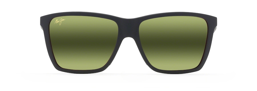 Occhiali da Sole polarizzati rettangolari CRUZEM Maui Jim MM864-030 Nero opaco