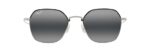 Occhiali da Sole polarizzati moda MOON DOGGY Maui Jim MM874-004 Matte Silver