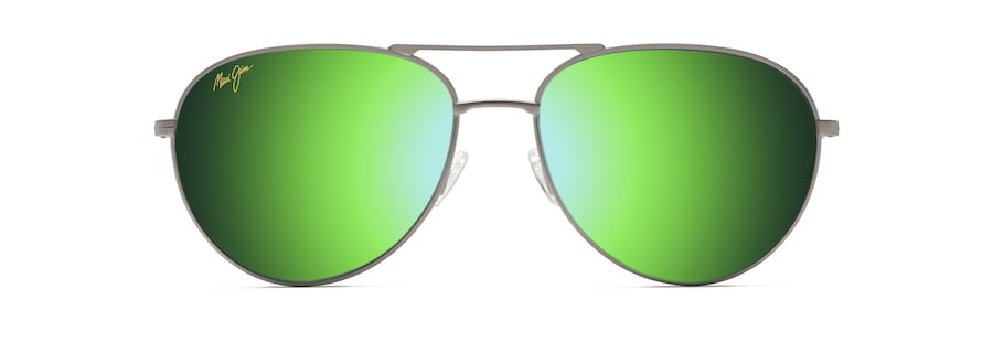 Occhiali da Sole polarizzati aviator WALAKA Maui Jim MM885-045 Titanio opaco