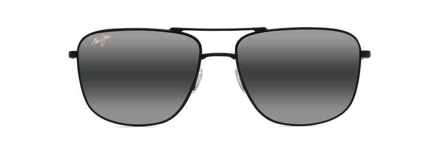 Occhiali da Sole polarizzati aviator MIKIOI Maui Jim MM887-002 Nero opaco