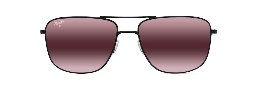 Occhiali da Sole polarizzati aviator MIKIOI Maui Jim MM887-028 Nero opaco