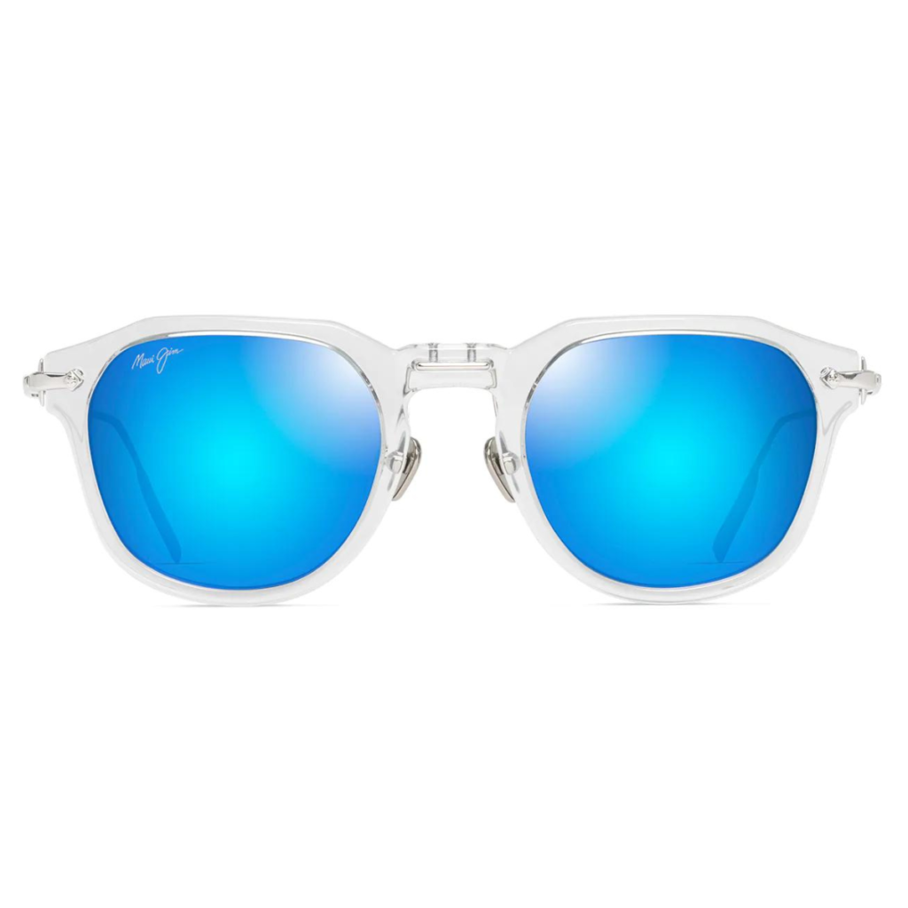 Occhiali da Sole Luxury Polarizzati ALIKA Maui Jim B837-05 Crystal with Silver