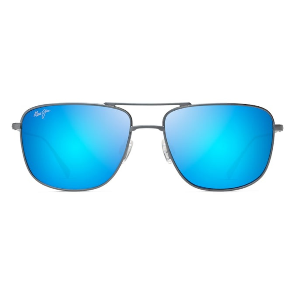 Occhiali da Sole polarizzati aviator MIKIOI Maui Jim B887-03 Dove Grey