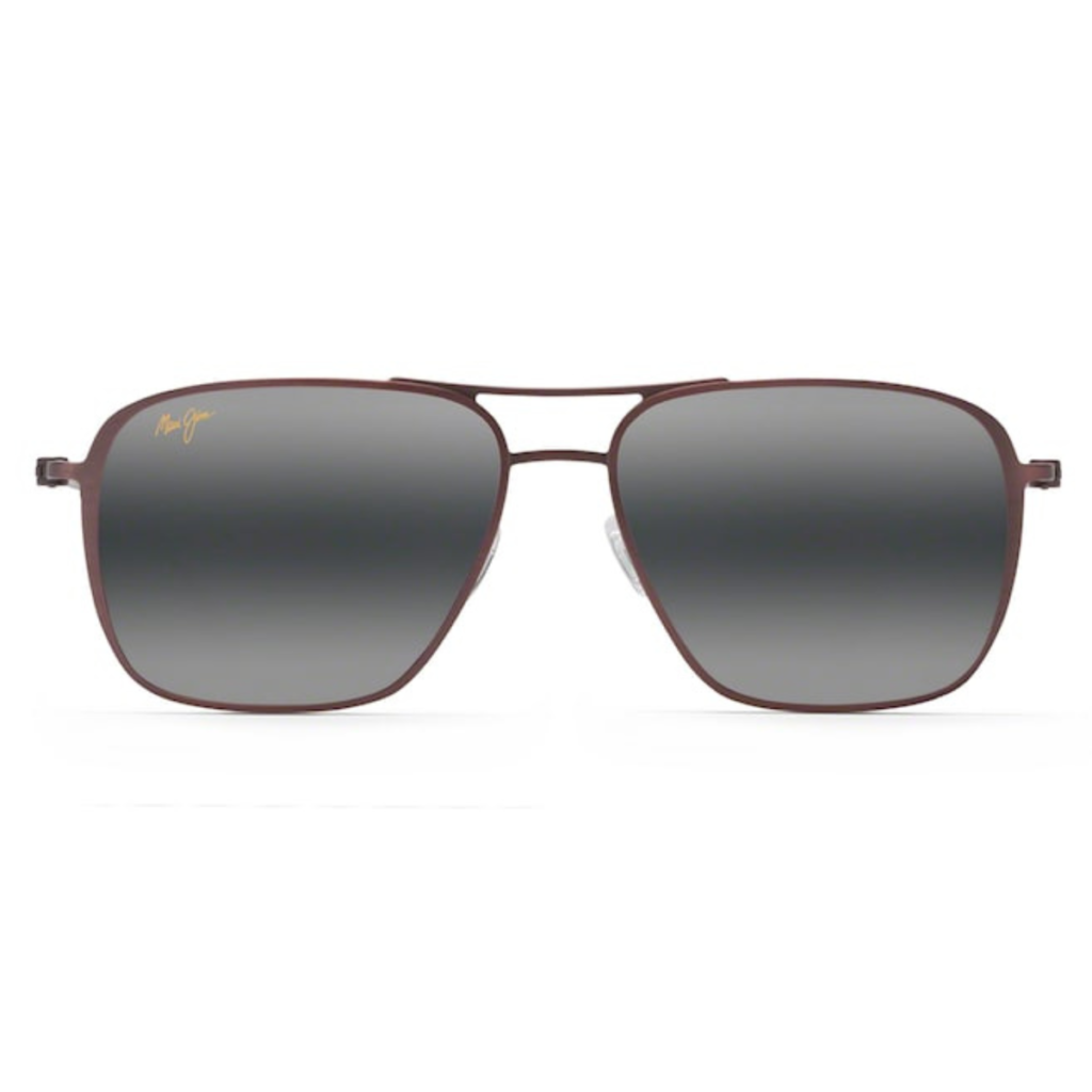 Occhiali da Sole polarizzati aviator BEACHES Maui Jim MM541-016 Matte Brushed Burgundy