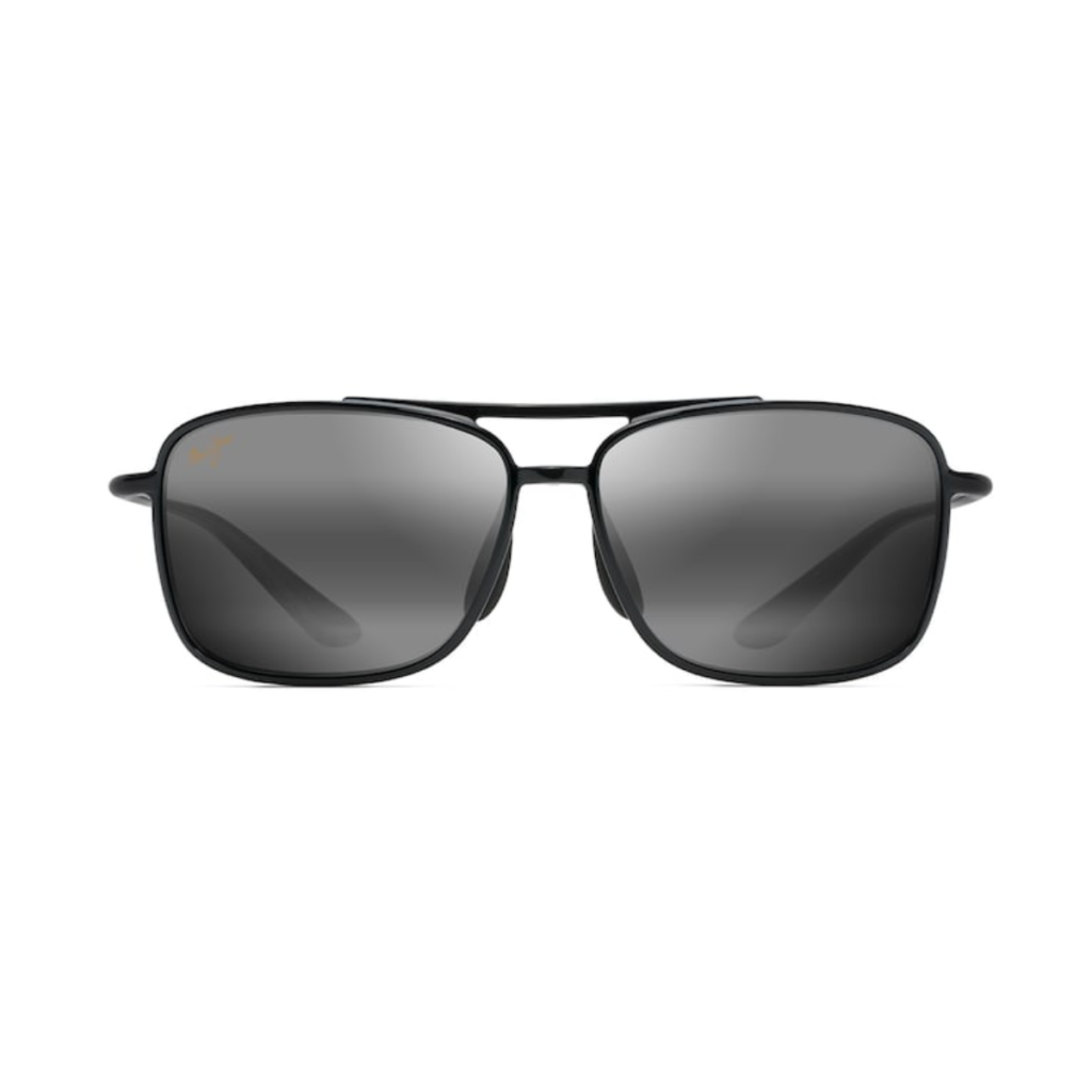 Occhiali da Sole polarizzati aviator KAUPO GAP Maui Jim 437-02 Nero lucido