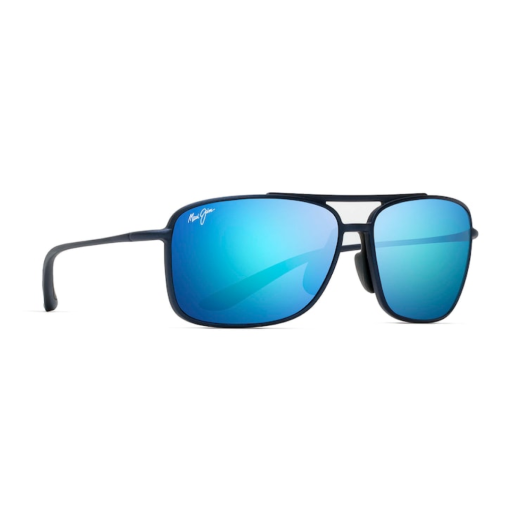 Occhiali da Sole polarizzati aviator KAUPO GAP Maui Jim B437-03M Blu opaco