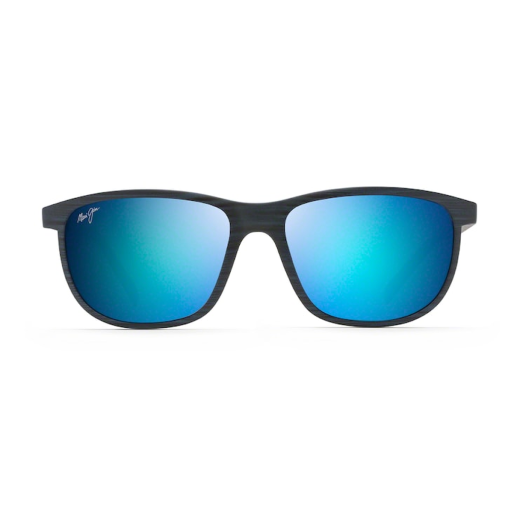 Occhiali-da-Sole-polarizzati-classici-LELE-KAWA-Maui-Jim-B811-03S-Striscia-navy-scuro