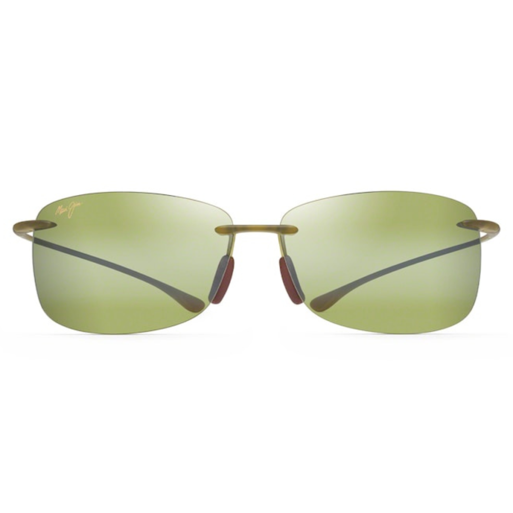 Occhiali da Sole senza Montatura Polarizzati AKAU Maui Jim HT442-15M Matte Olive