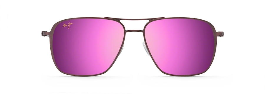 Occhiali da Sole polarizzati aviator BEACHES Maui Jim P541-07M Matte Brushed Burgundy