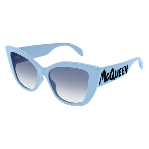 Occhiali da Sole Alexander McQueen AM0347S-004 LIGHT-BLUE