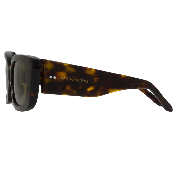 LINDA FARROW MAGDA BUTRYM CAT EYE SUNGLASSES IN TORTOISESHELL MAGDA16C3SUN