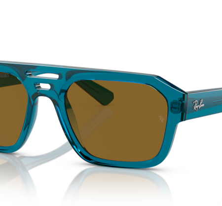 Occhiali da Sole Ray Ban  RB4397-668383 Light Blue Transparent 54