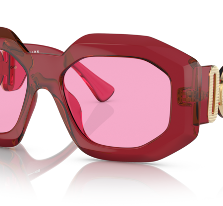 Occhiali da Sole Versace VE4424U-388/5 Red Transparent 56