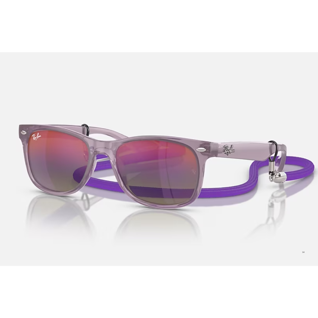 OCCHIALI DA SOLE RAY-BAN NEW WAYFARER KIDS RJ9052S 7147B1 Purple 47