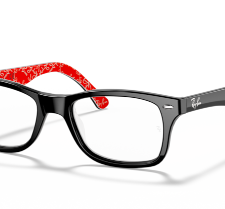 Occhiali Ray-Ban RX5228-2479 Black on Red 55