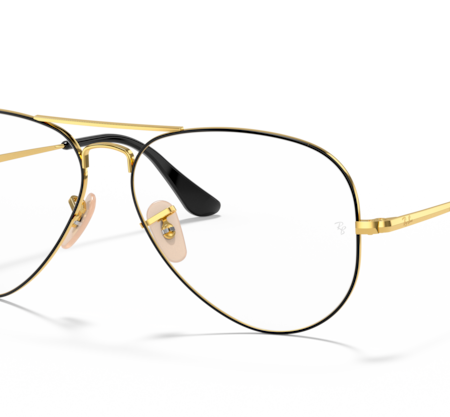 Occhiali Ray-Ban RX6489-2946 Black on Gold 58