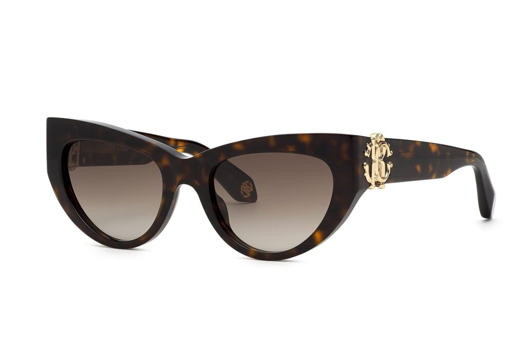 Occhiali da Sole Roberto Cavalli SRC017M-0722 Shiny Dark Havana-190605448250