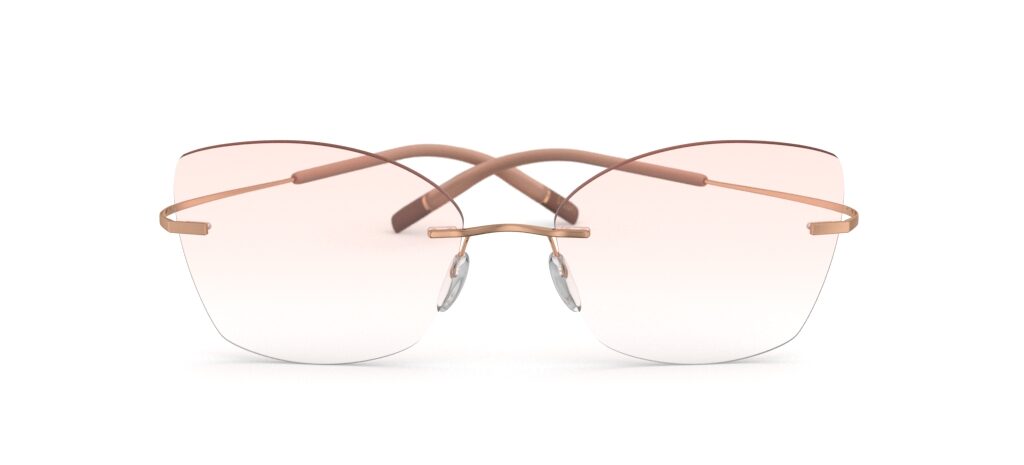 Occhiali Silhouette TMA - The Icon Tinted 5541-MH-3535 Radiant Rosegold