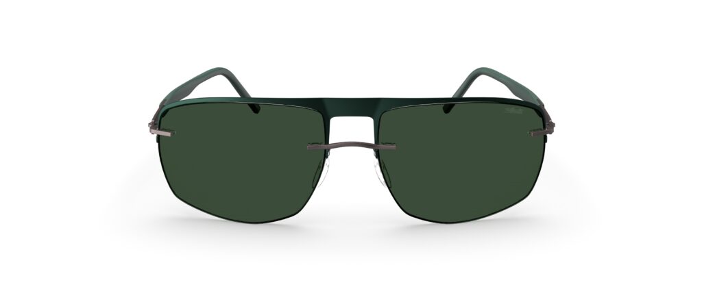 Occhiali da Sole Silhouette Pedralbes 8738-5040 Emerald Green