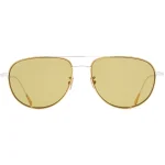 Occhiali da Sole Cutler and Gross AUSN-0002-56-04 Yellow Gold 24K + Rhodium 18K