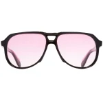 Occhiali da Sole Cutler and Gross CGSN-9782-60-01 Black on Pink