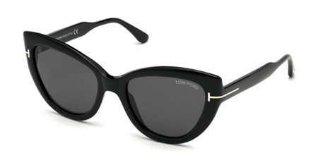 Occhiali da sole Tom Ford FT0762-01A Shiny Black / Shiny Black