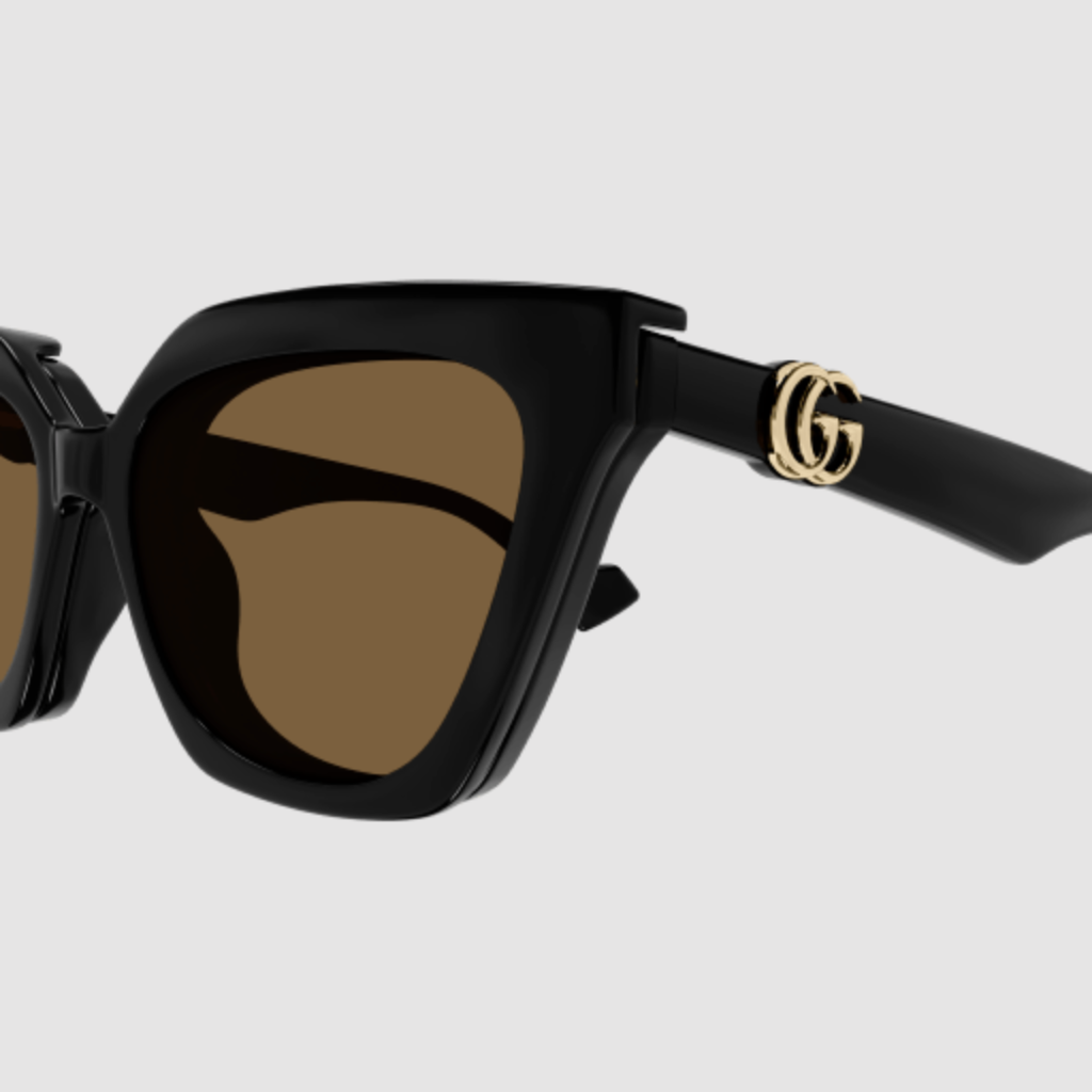 Occhiali Gucci GG1542S 001 Black Clip On incluso