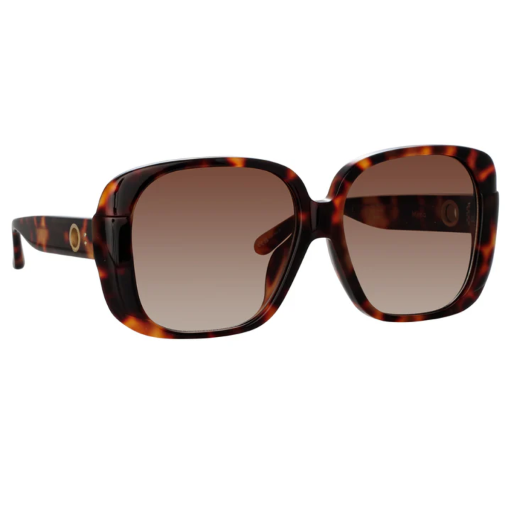 LINDA FARROW MIMA OVERSIZED SUNGLASSES IN TORTOISESHELL LFL1401C2SUN