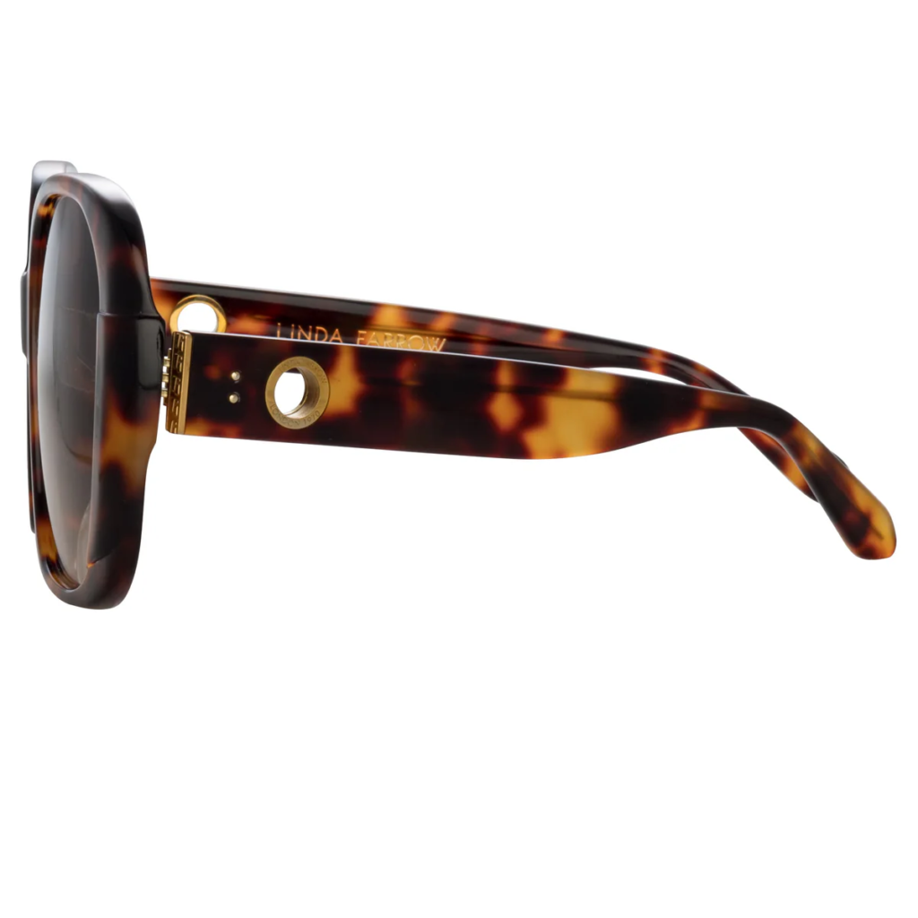 LINDA FARROW MIMA OVERSIZED SUNGLASSES IN TORTOISESHELL LFL1401C2SUN