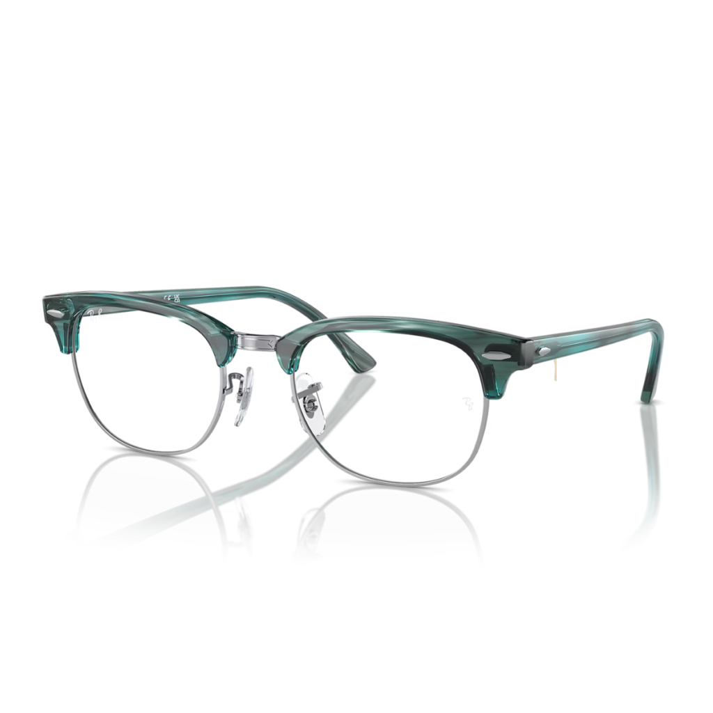 Occhiali Ray-Ban Clubmaster RX5154 8377 Striato Verde