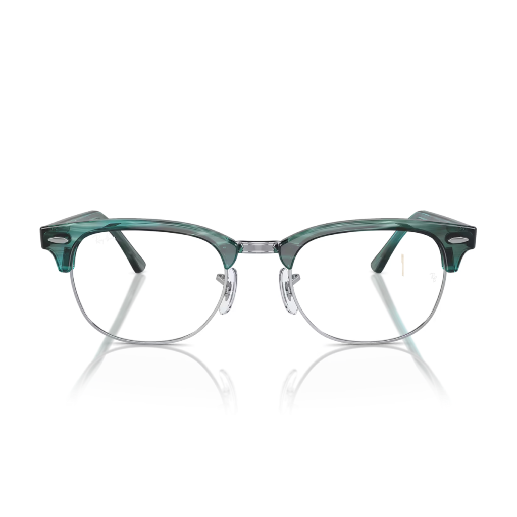 Occhiali Ray-Ban Clubmaster RX5154 8377 Striato Verde