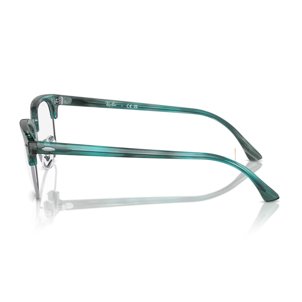 Occhiali Ray-Ban Clubmaster RX5154 8377 Striato Verde