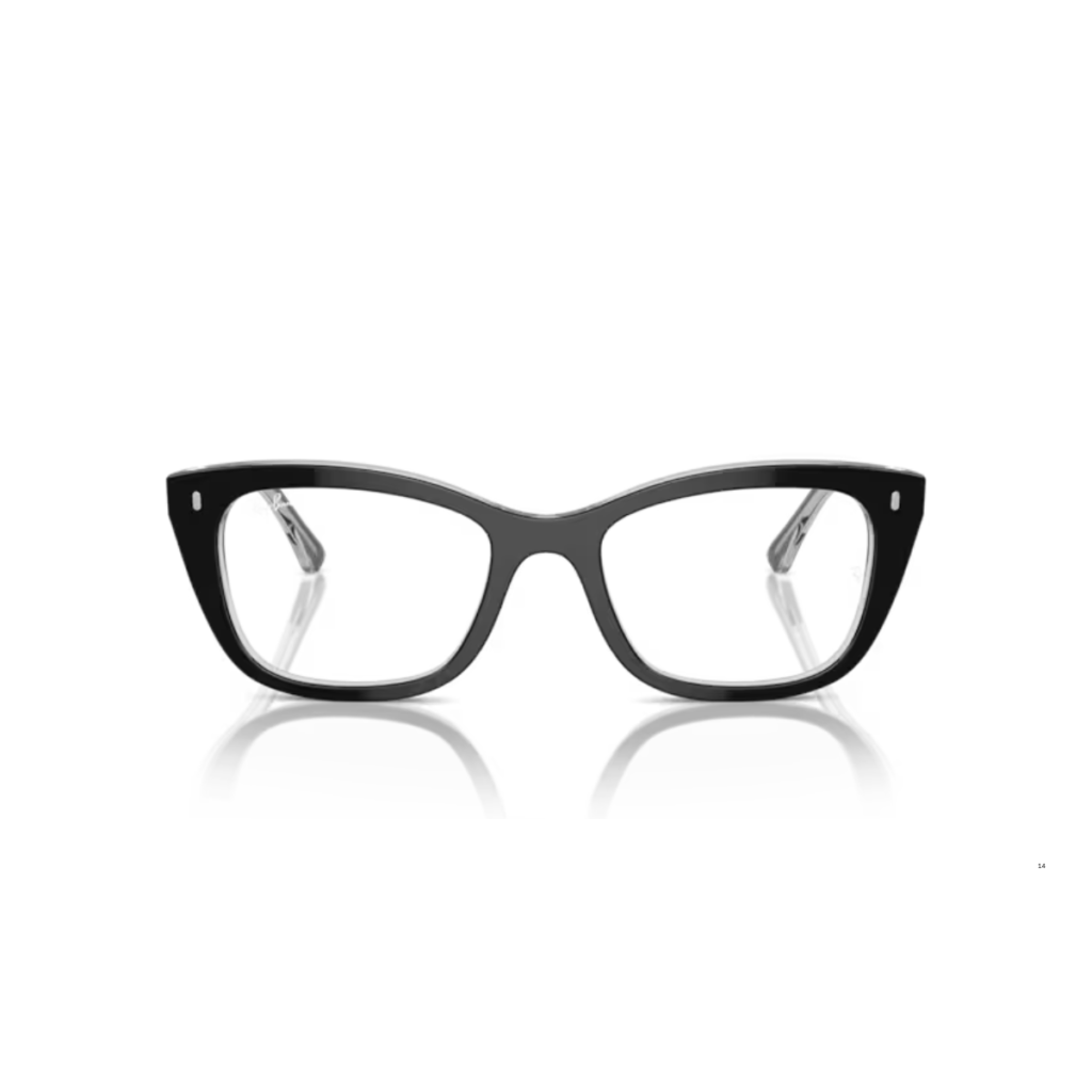 Occhiali Ray-Ban RB5433 2034 Nero su trasparente 50