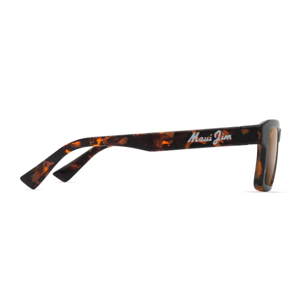 Occhiali da Sole Polarizzati Plassici KAHIKO Maui Jim H635-10 Matte Dark Havana