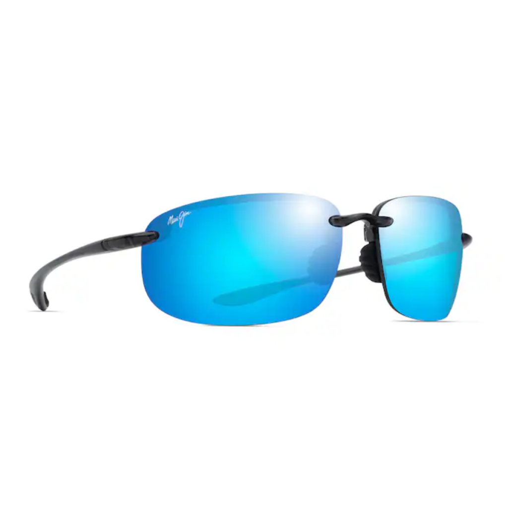 Occhiali da Sole polarizzati glasant HO'OKIPA XLARGE Maui Jim B456-14A Grigio traslucido