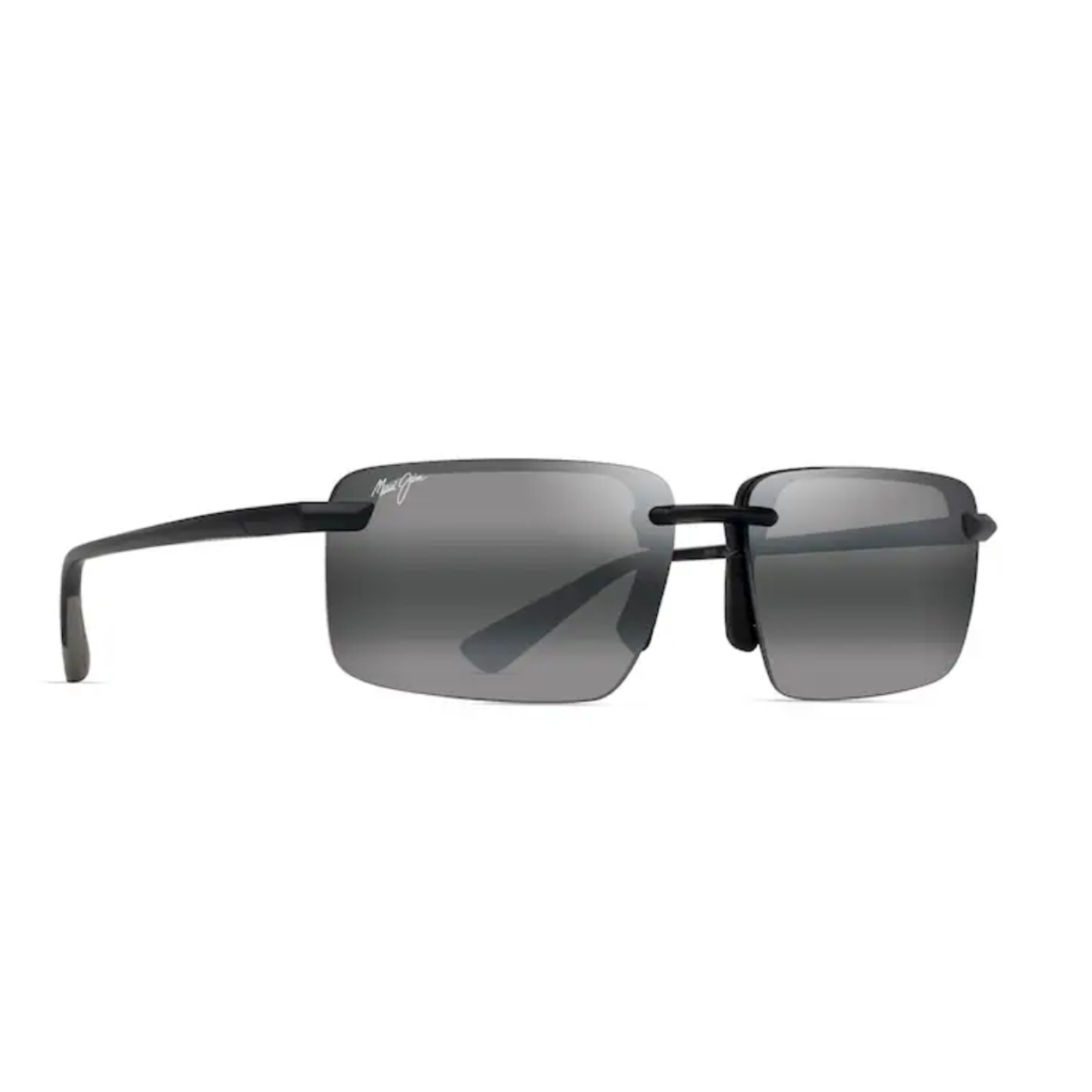 Occhiali da Sole polarizzati senza montatura LAULIMA Maui Jim 626-02A Nero opaco