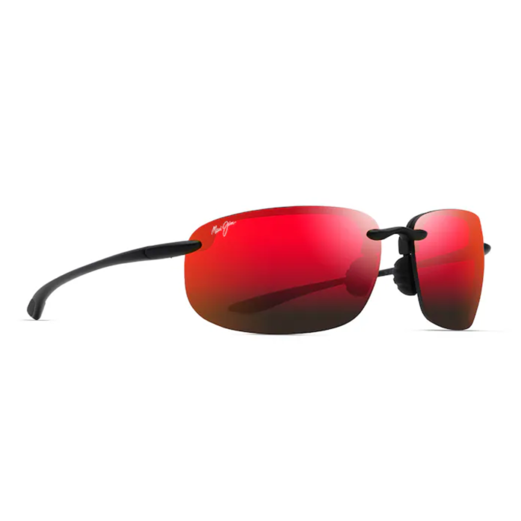 Occhiali da sole polarizzati glasant HO'OKIPA XLARGE Maui Jim RM456-02A Matte Black