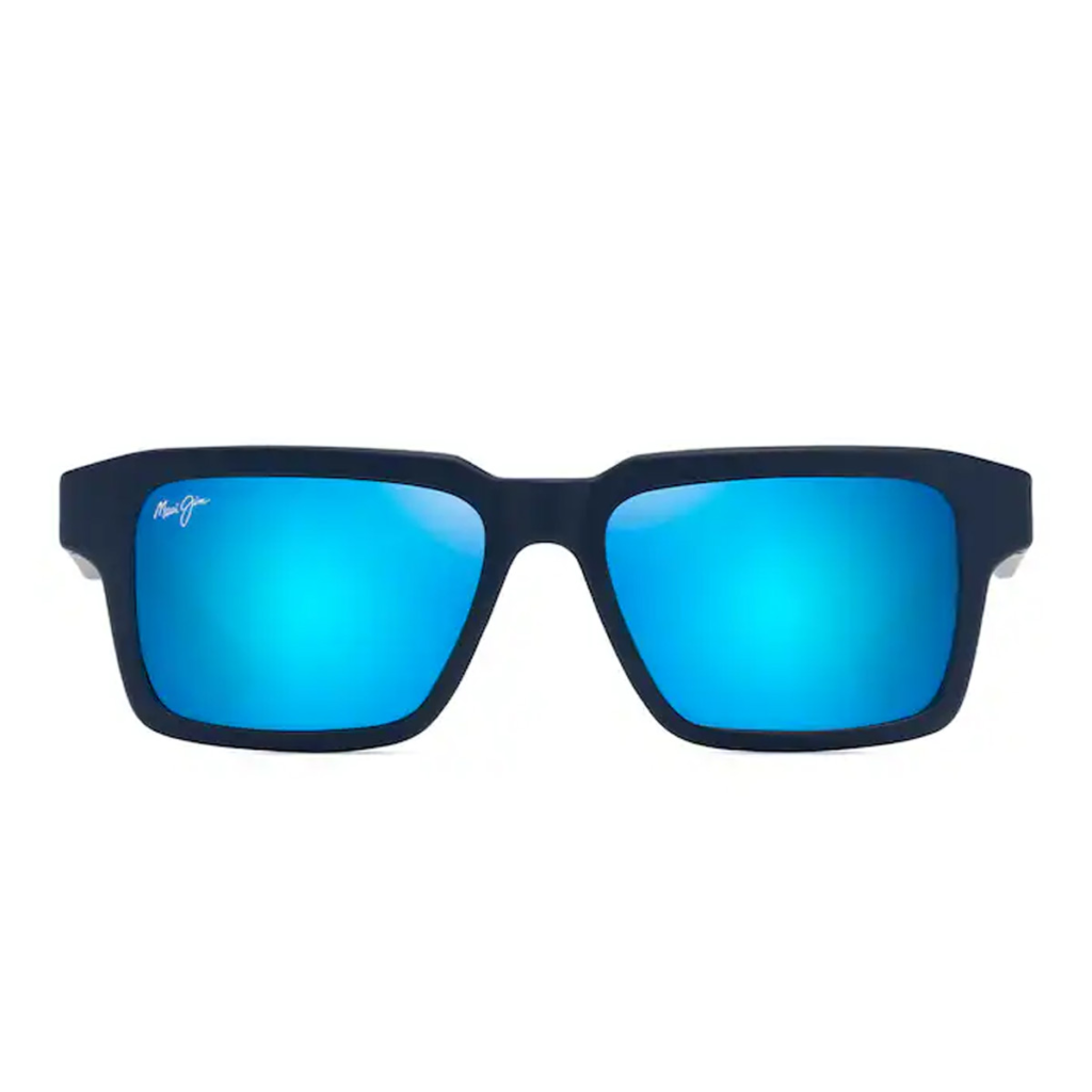 Occhiali da Sole Polarizzati Plassici KAHIKO Maui Jim B635-03 Matte Dark Blue
