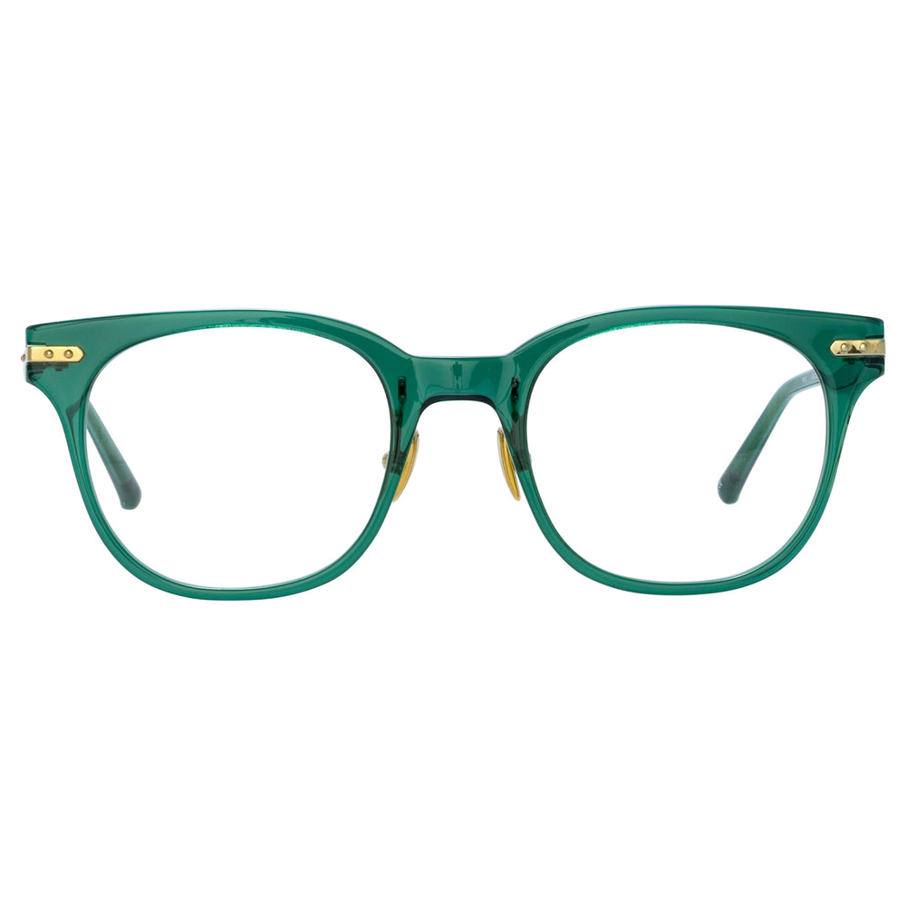 LINDA FARROW ARCH OPTICAL D-FRAME IN BOTTLE GREEN (ASIAN FIT) LF83AC3OPT