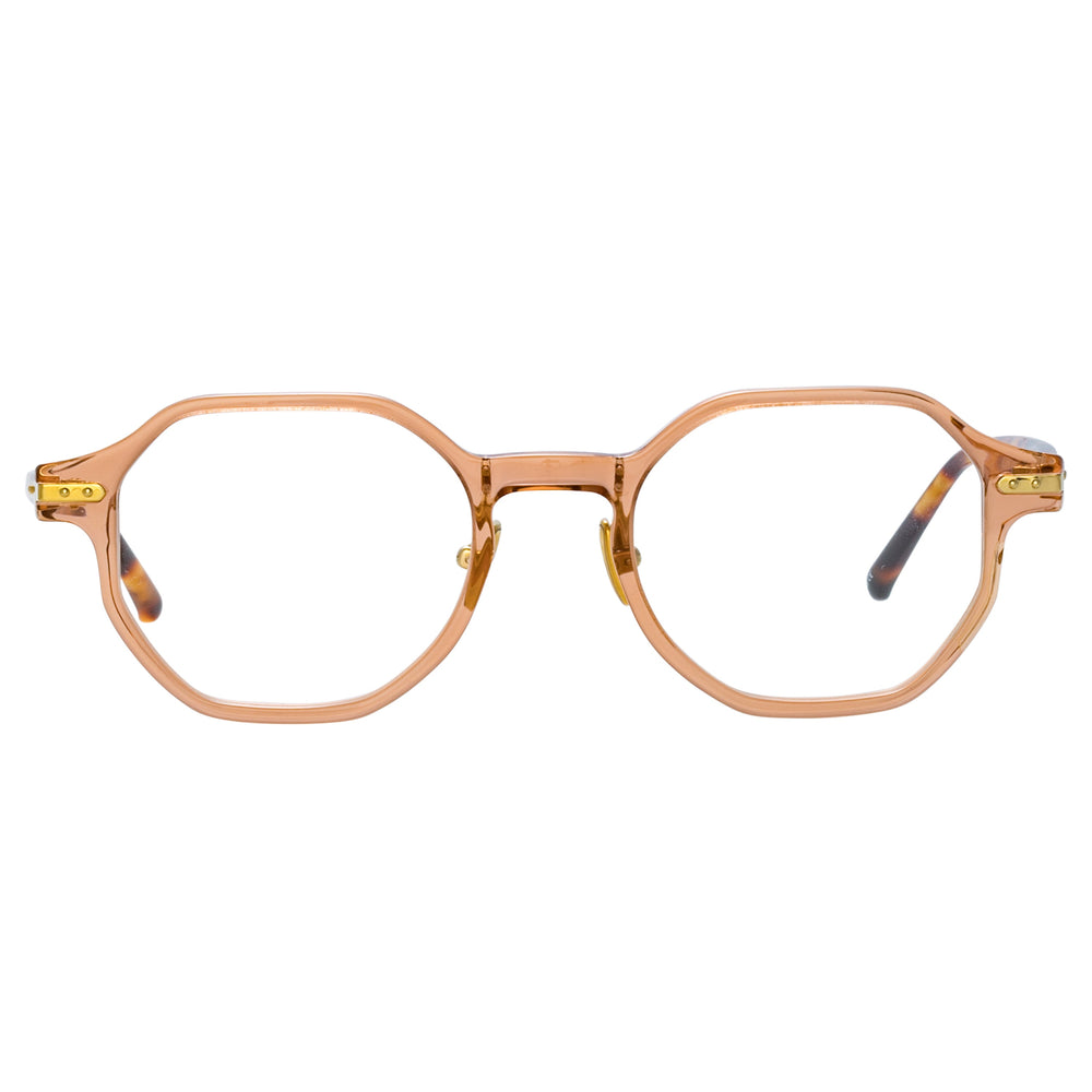 LINDA FARROW AXIS ANGULAR OPTICAL FRAME IN TOFFEE (ASIAN FIT) LF85AC4OPT