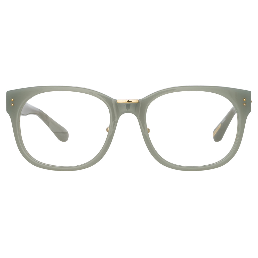 LINDA FARROW CEDRIC A RECTANGULAR OPTICAL FRAMES IN STEEL LFL1275AC8OPT