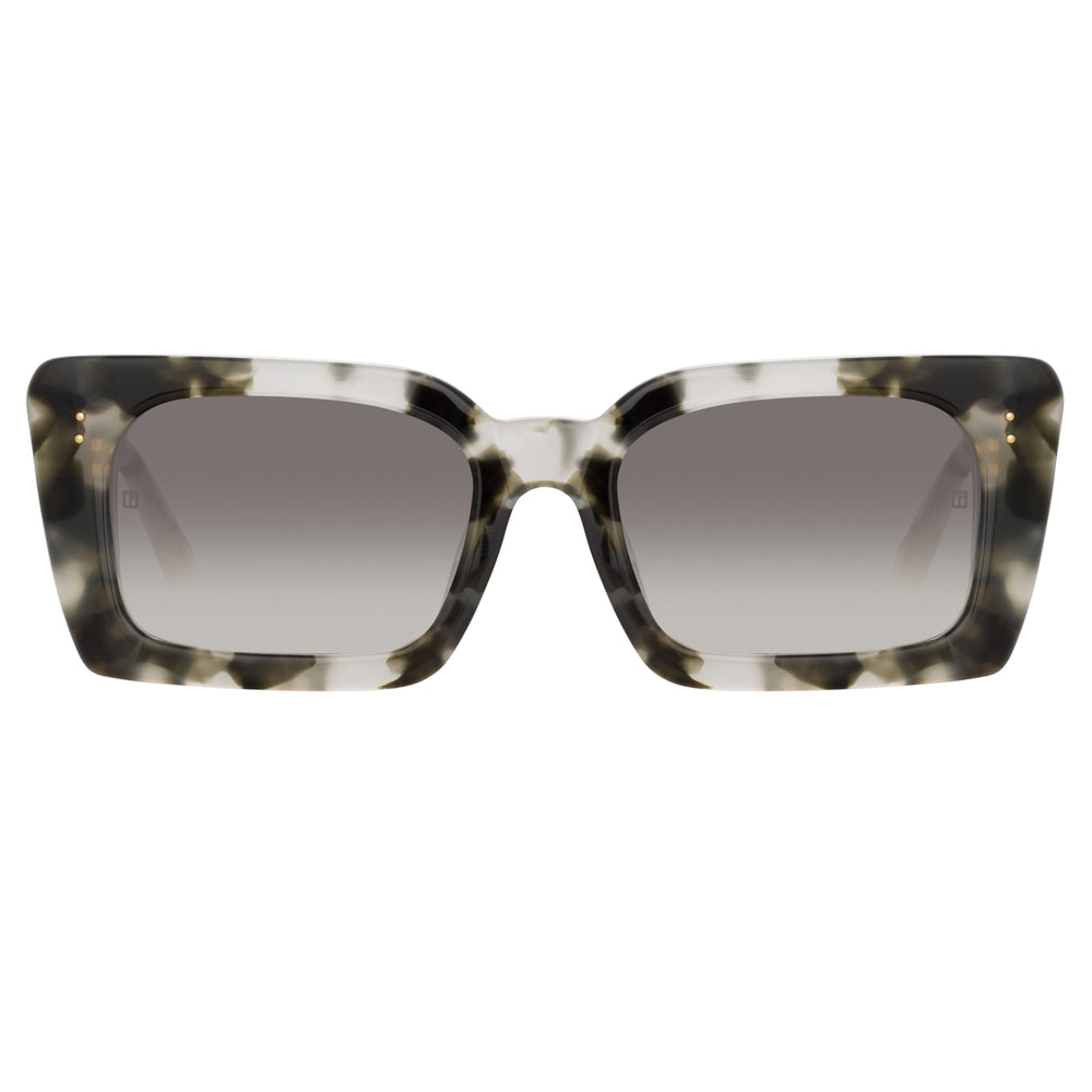 Occhiali da Sole Linda Farrow NIEVE LFL1297C3SUN Black And Grey Tortoiseshell