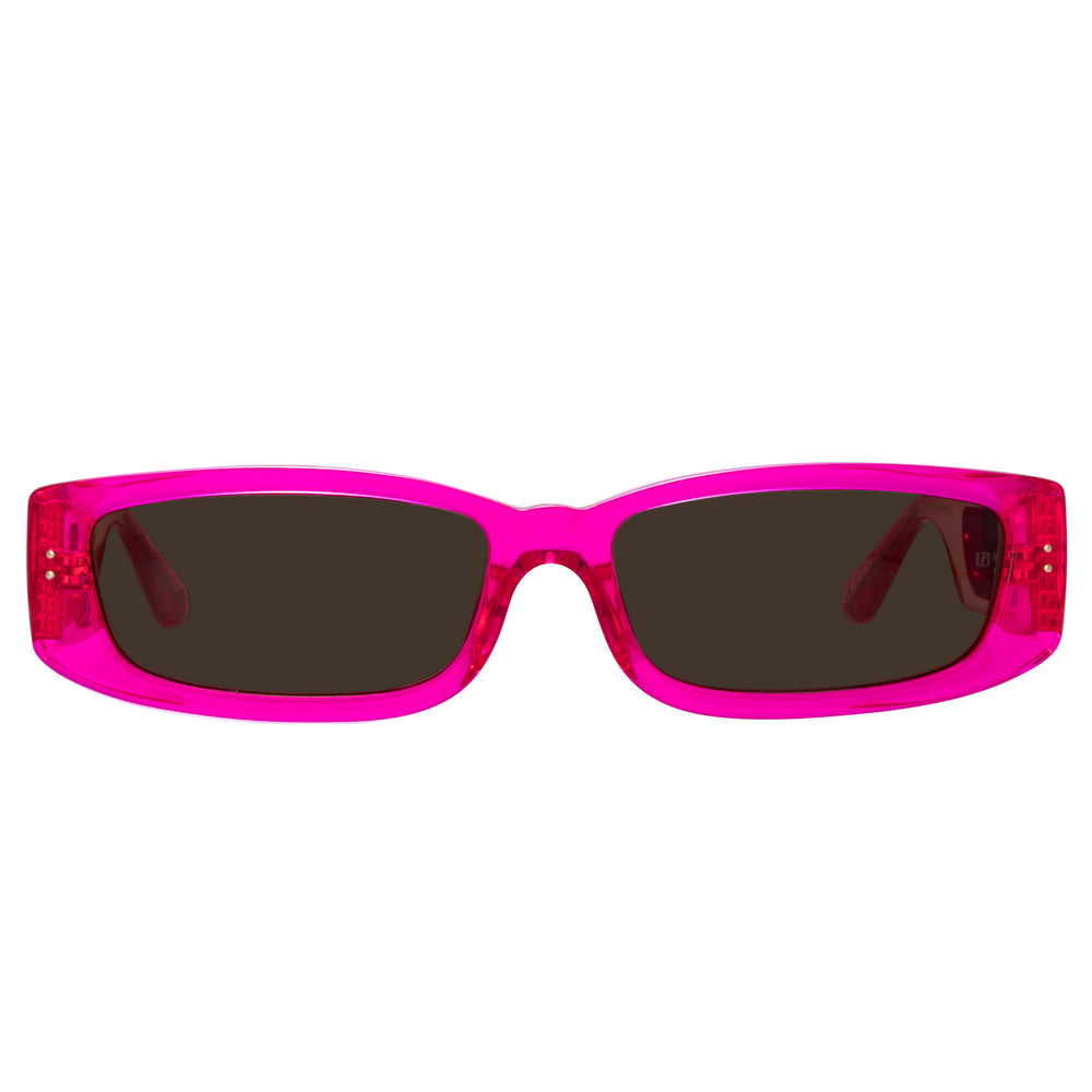 Occhiali da Sole Linda Farrow TALITA LFL1419C7SUN Neon Pink