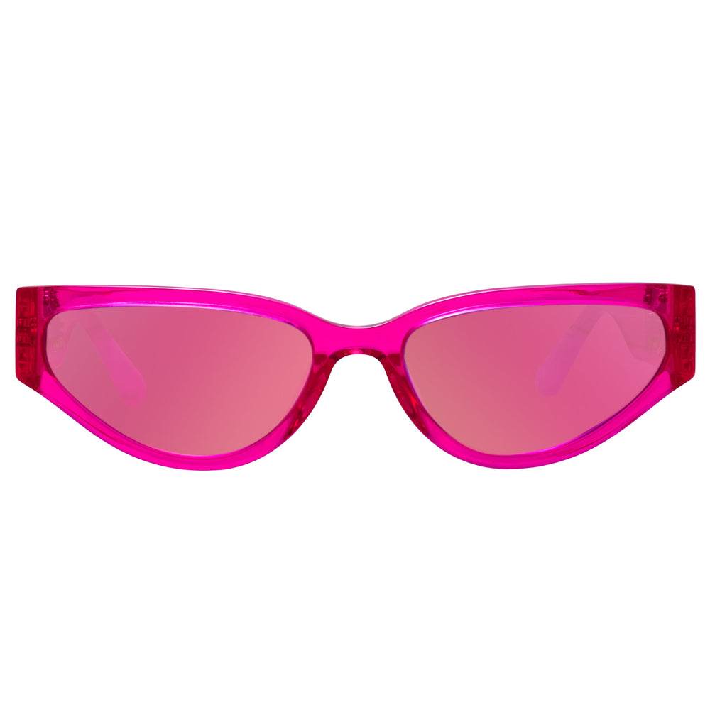 Occhiali da Sole Linda Farrow TOMIE LFL1426C4SUN Neon Pink