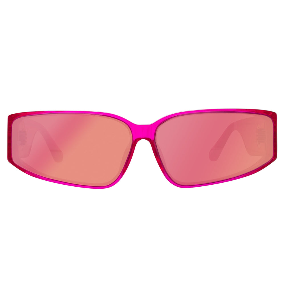 Occhiali da Sole Linda Farrow ALEXIS LFL1465C3SUN Neon Pink